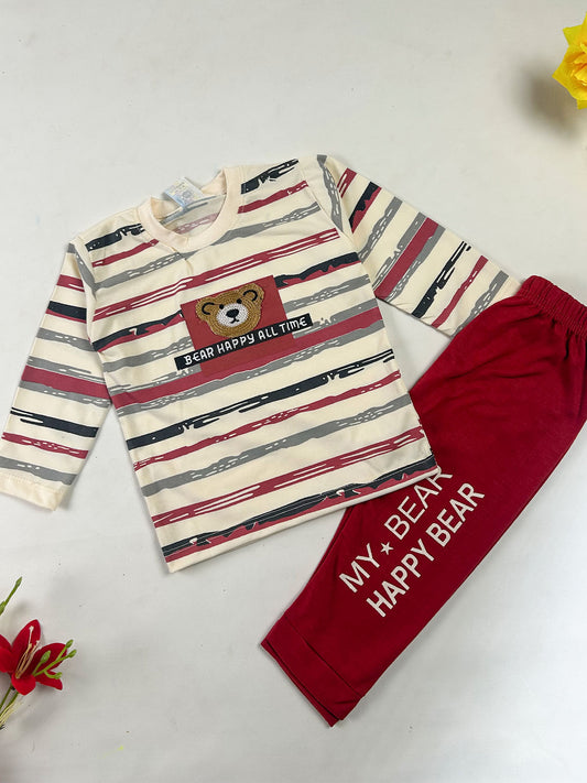 1Yr - 4Yrs Bear Red Suit For Kids BS785