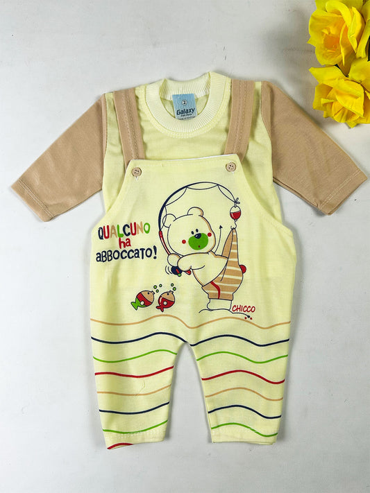 3Mth - 9Mth Brown Romper For Newborn NBR189
