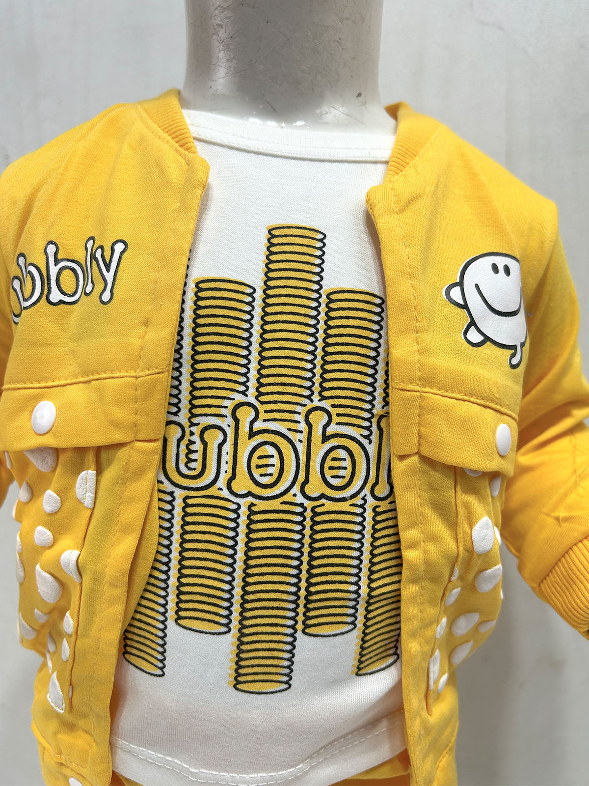 3Mth - 9Mth Bubbly Yellow Baby Suit For Newborn NBS792