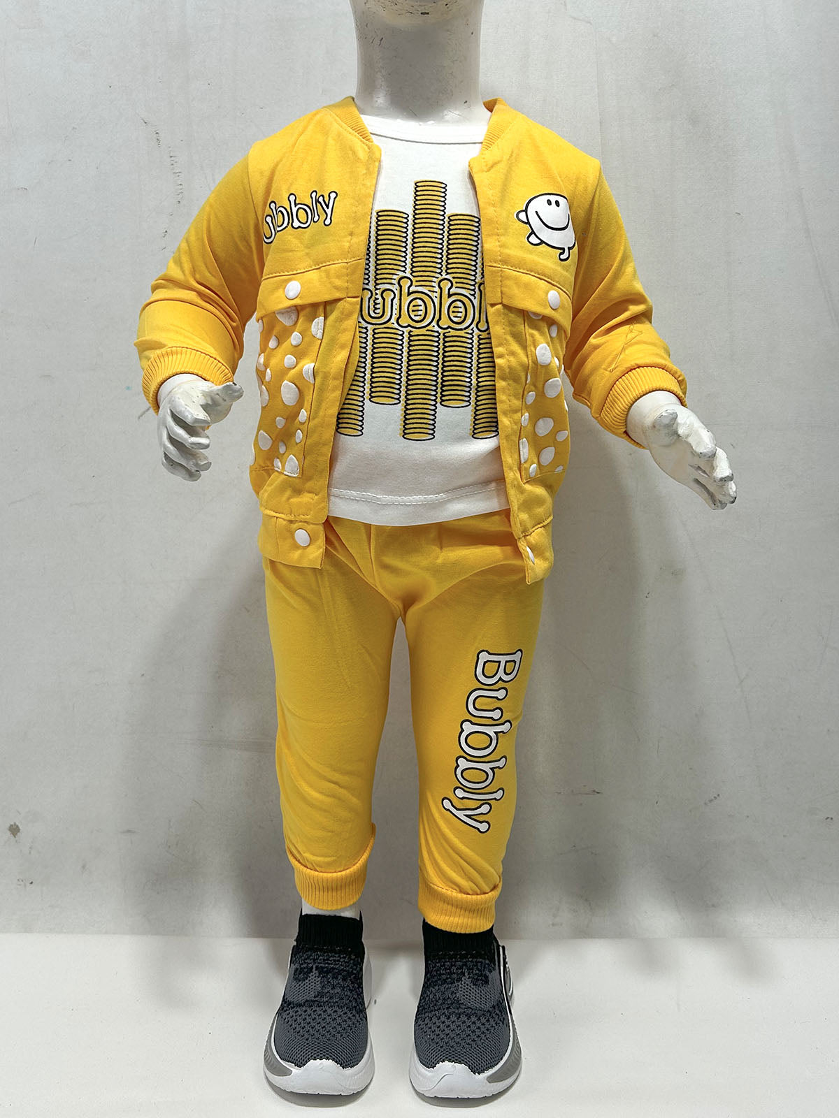3Mth - 9Mth Bubbly Yellow Baby Suit For Newborn NBS792