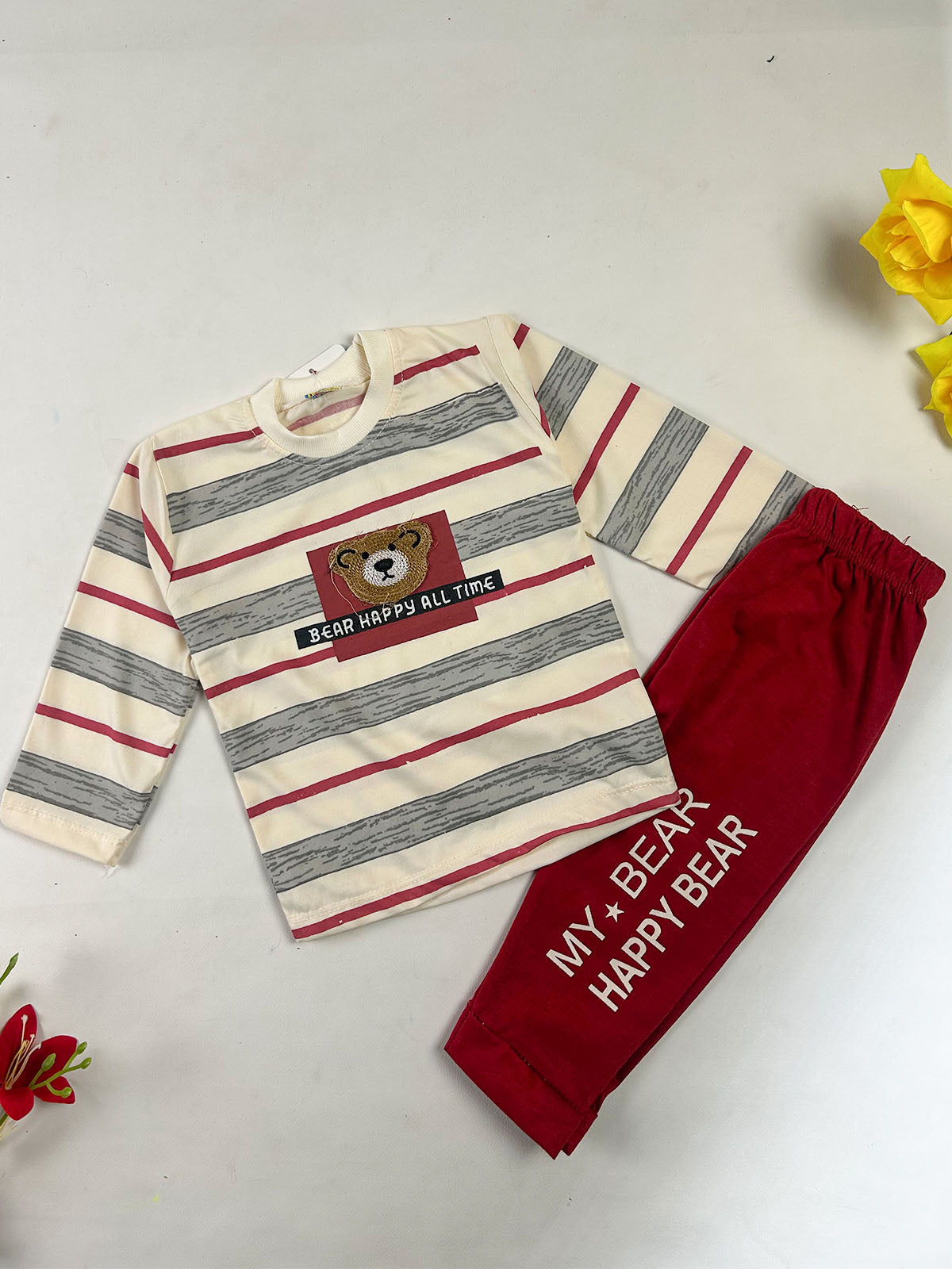1Yr - 4Yrs Red Suit For Kids BS786