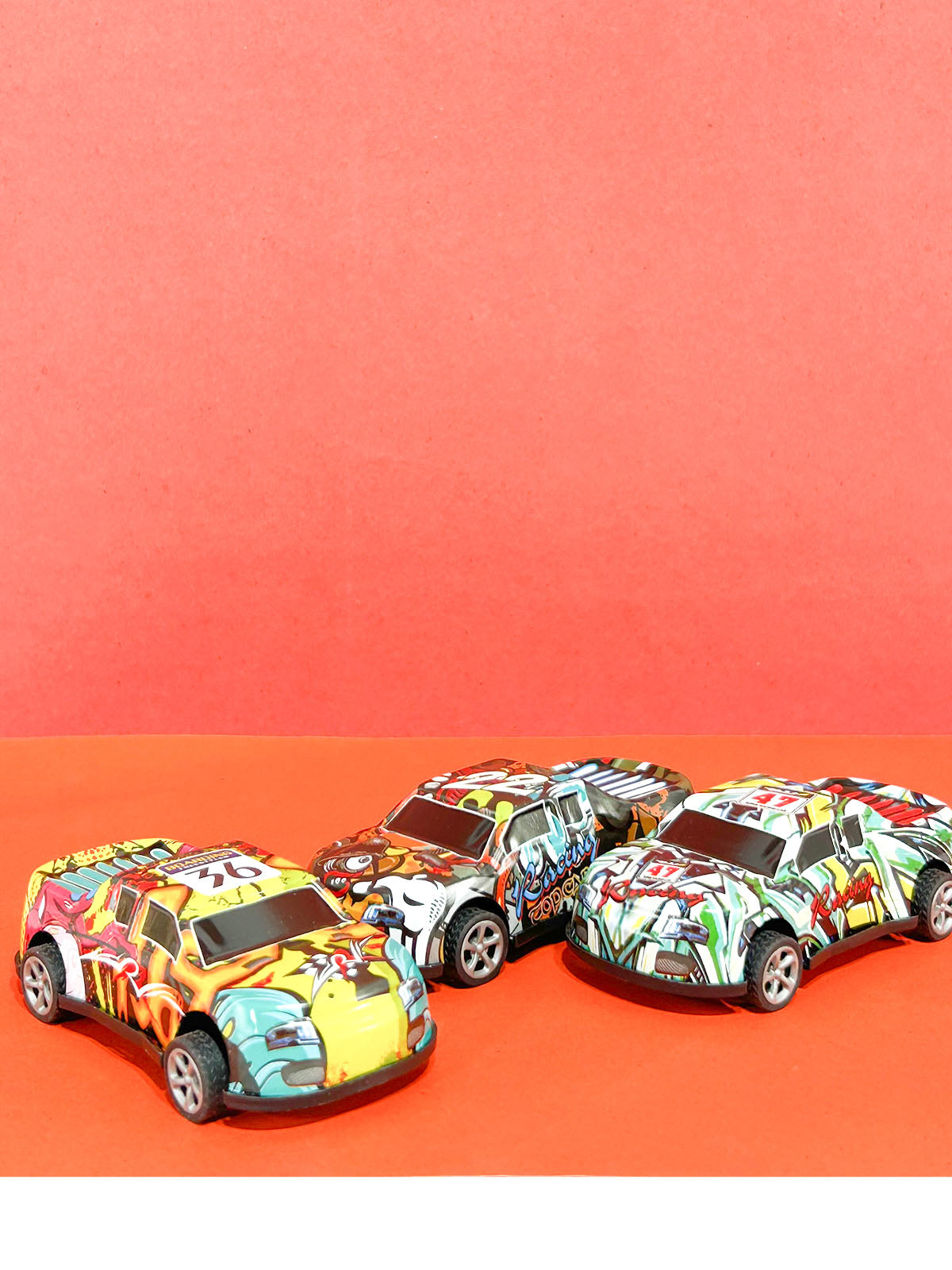 Pack of 3 Mini Cars Multicolor