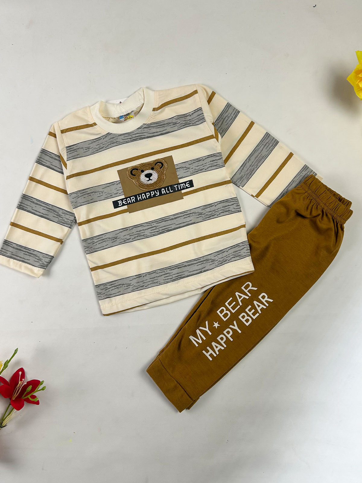 1Yr - 4Yrs Dark Yellow Suit For Kids BS788
