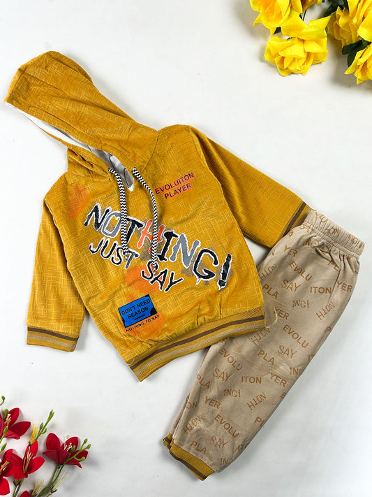 2Yrs - 5Yrs Nothing Yellow Suit For Kids BS804