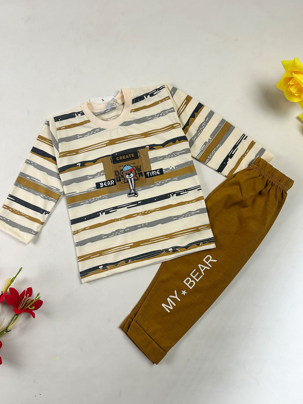 1Yr - 4Yrs BT Dark Yellow Suit For Kids BS791