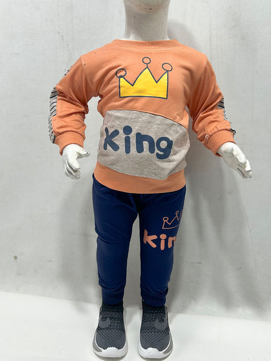 3Mth - 9Mth King Peach Baba Suit For Newborn NBS796