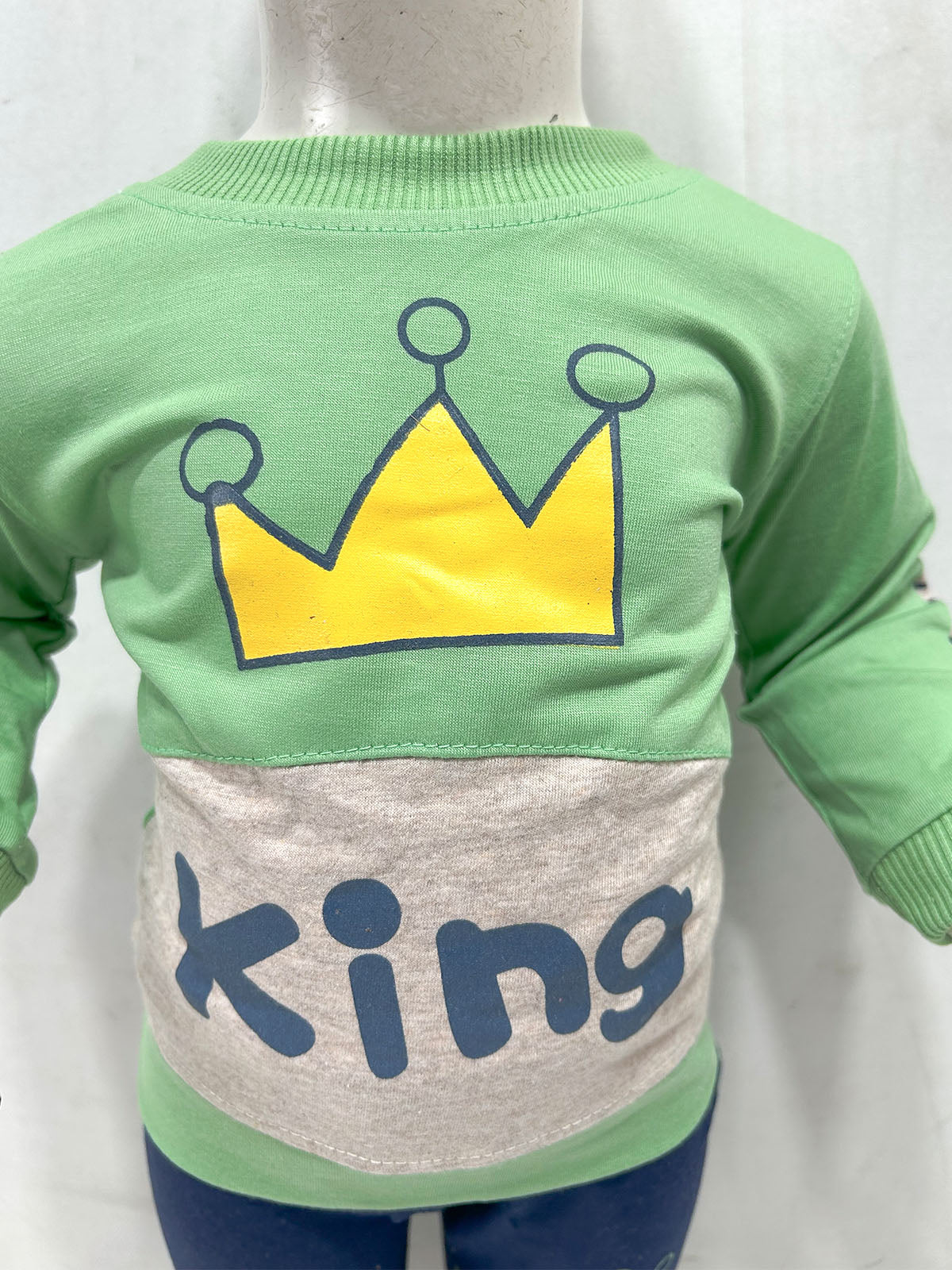 3Mth - 9Mth King Green Baba Suit For Newborn NBS797