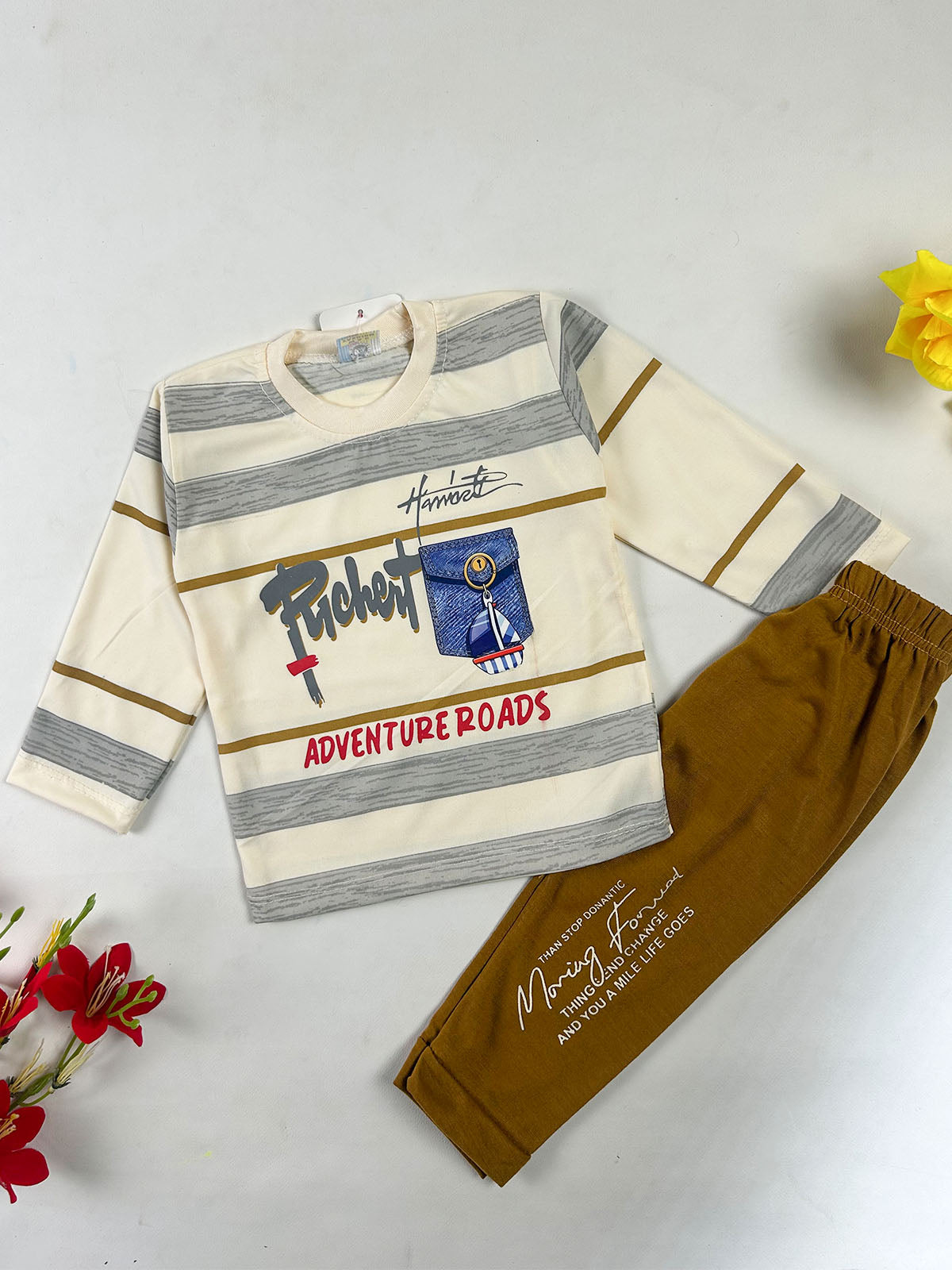 1Yr - 4Yrs Mustard Suit For Kids BS800