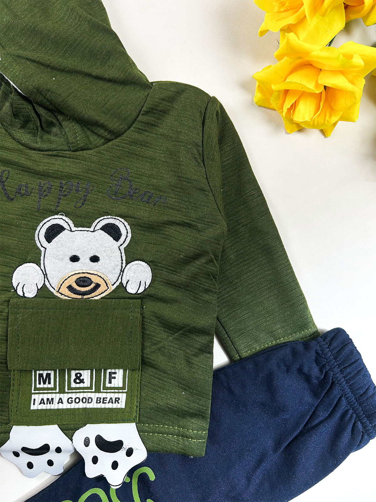 3Mth - 9Mth HB Green Baba Suit For Newborn NBS841