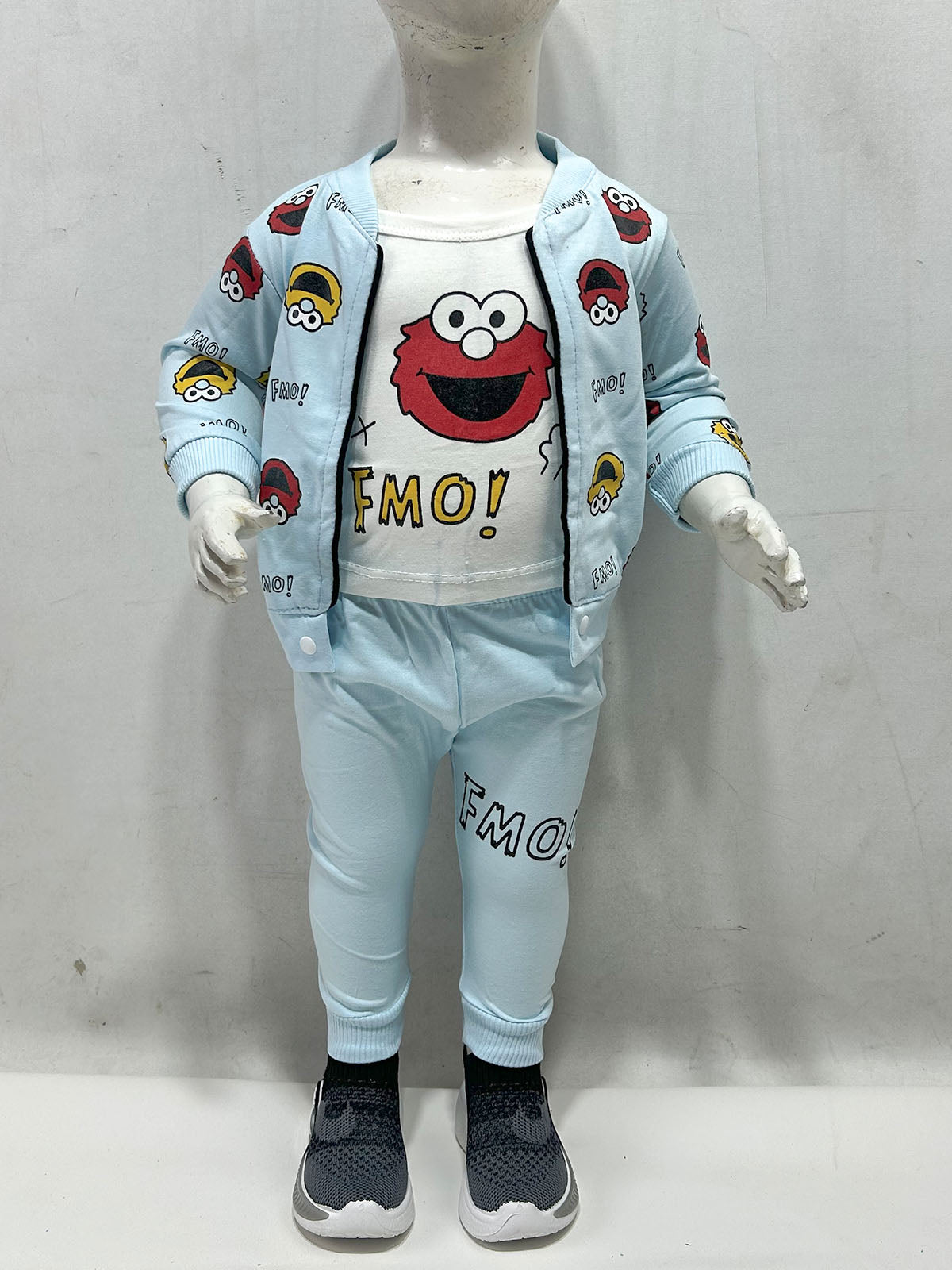 3Mth - 9Mth FMO Blue Baba Suit For Newborn NBS800