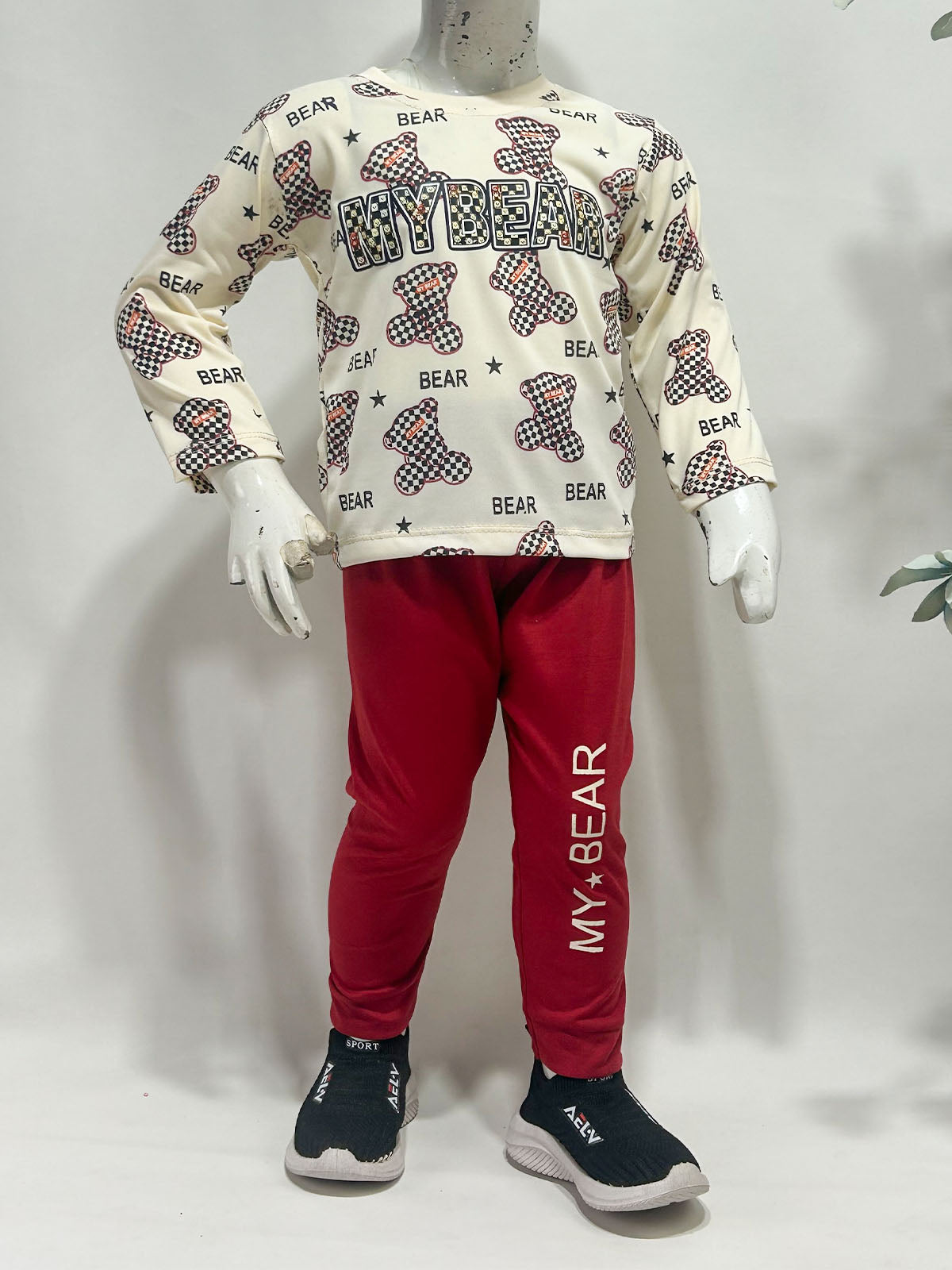 1Yr - 4Yrs MB Red Suit For Kids BS795