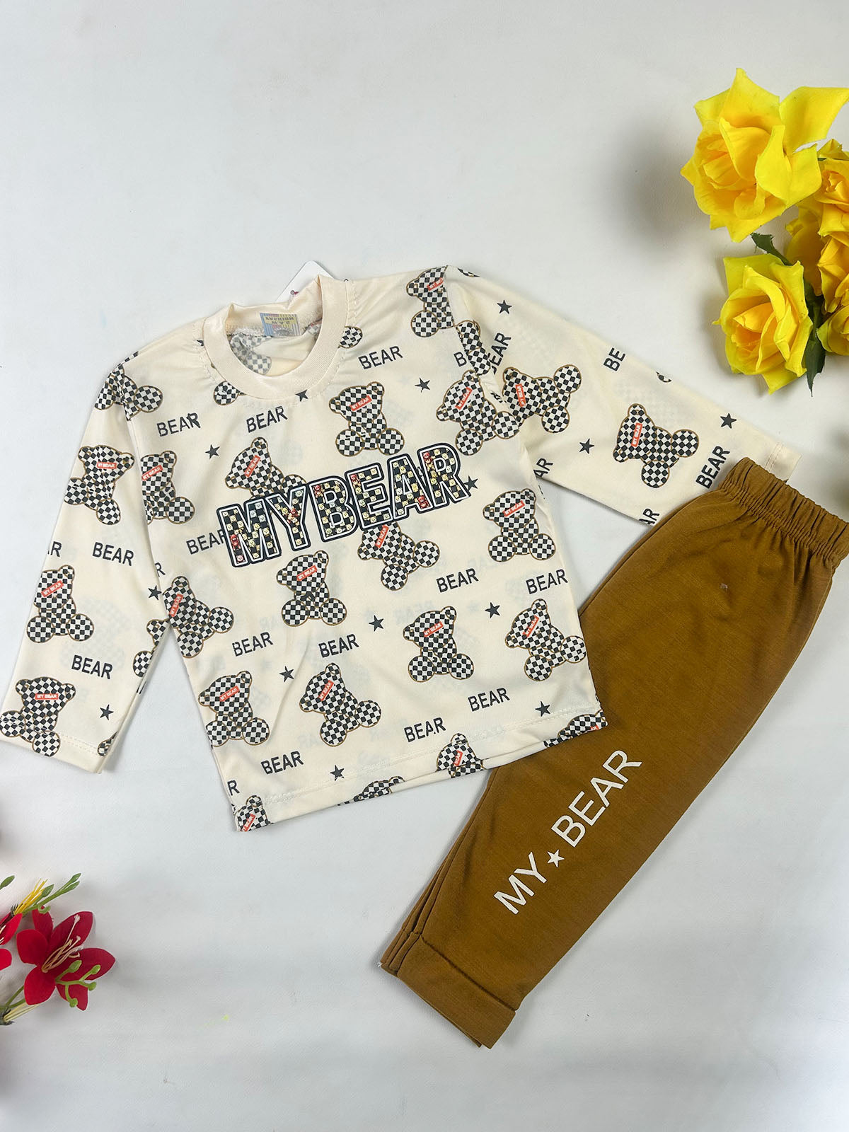 1Yr - 4Yrs MB Mustard Suit For Kids BS797