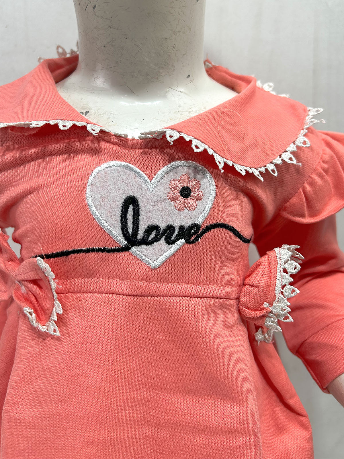 3Mth - 9Mth Love Peach Baby Suit For Newborn NBS805