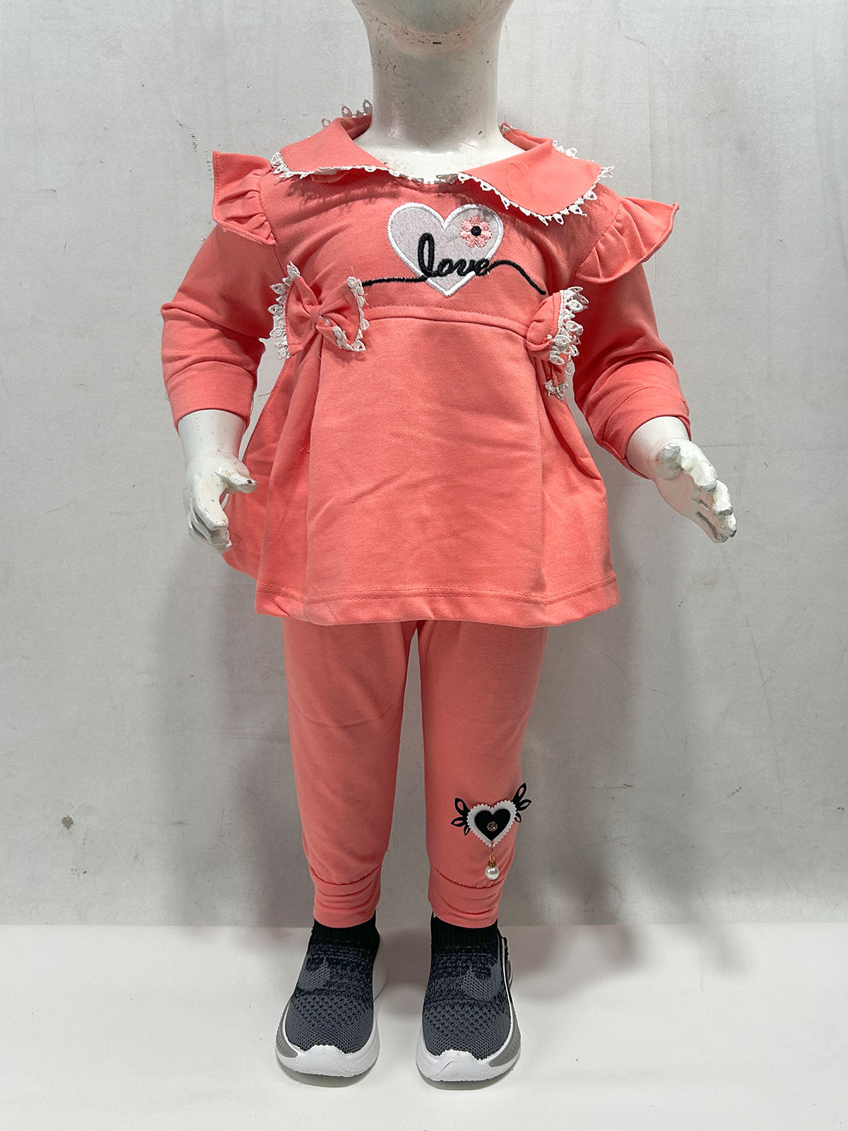 3Mth - 9Mth Love Peach Baby Suit For Newborn NBS805