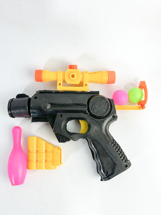 Soft Ball Shooting In Target With Machine Toy For Kids