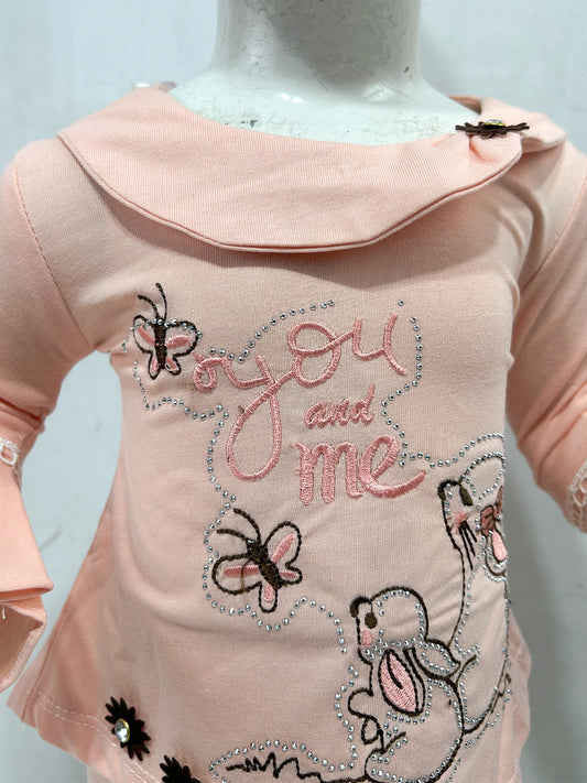3Mth - 9Mth You&Me Peach Baby Suit For Newborn NBS808