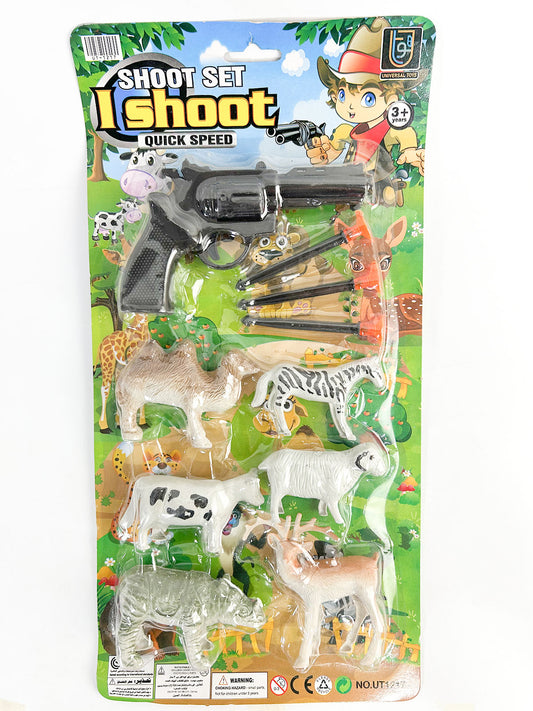 Gun Shooting Set with Animals Toys For Kids