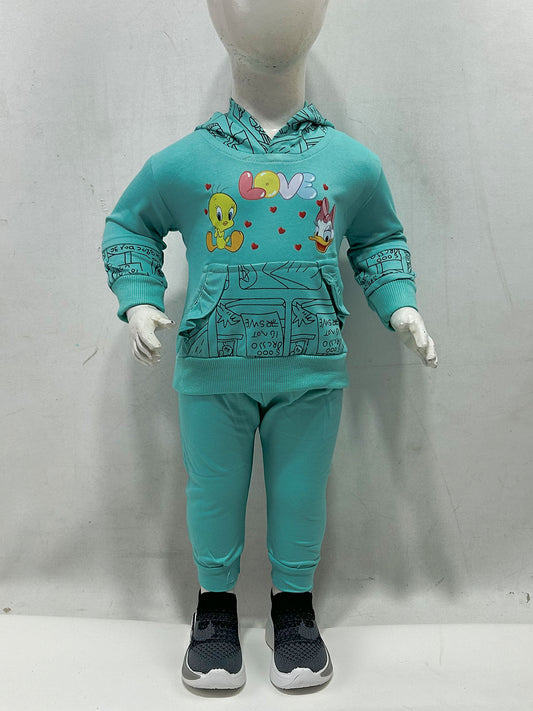 3Mth - 9Mth Love Sea Green Baby Suit For Newborn NBS810