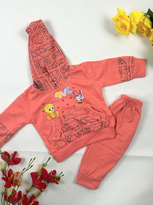 3Mth - 9Mth Love Peach Baby Suit For Newborn NBS811
