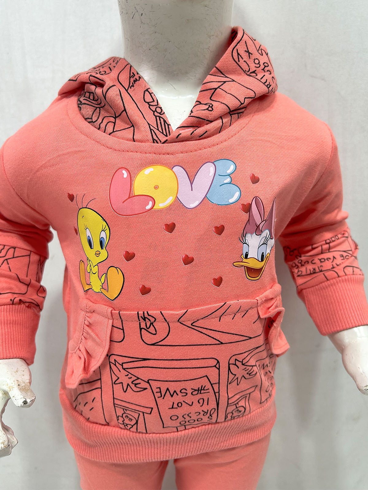 3Mth - 9Mth Love Peach Baby Suit For Newborn NBS811