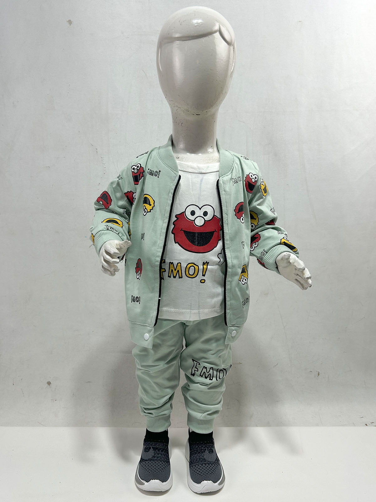 1Yr - 4Yrs FMO Green Suit For Kids BS771
