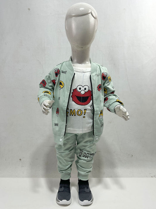 1Yr - 4Yrs FMO Green Suit For Kids BS771