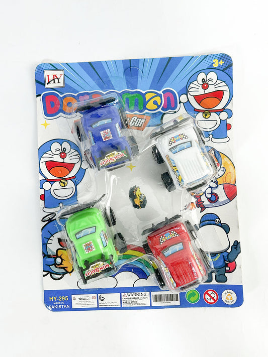 4 Pcs Doraemon Car Set
