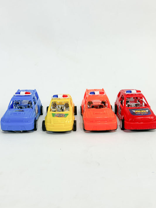 4 Pcs Police Cars For Kids