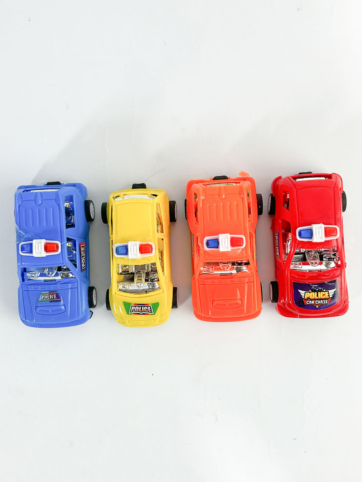 4 Pcs Police Cars For Kids