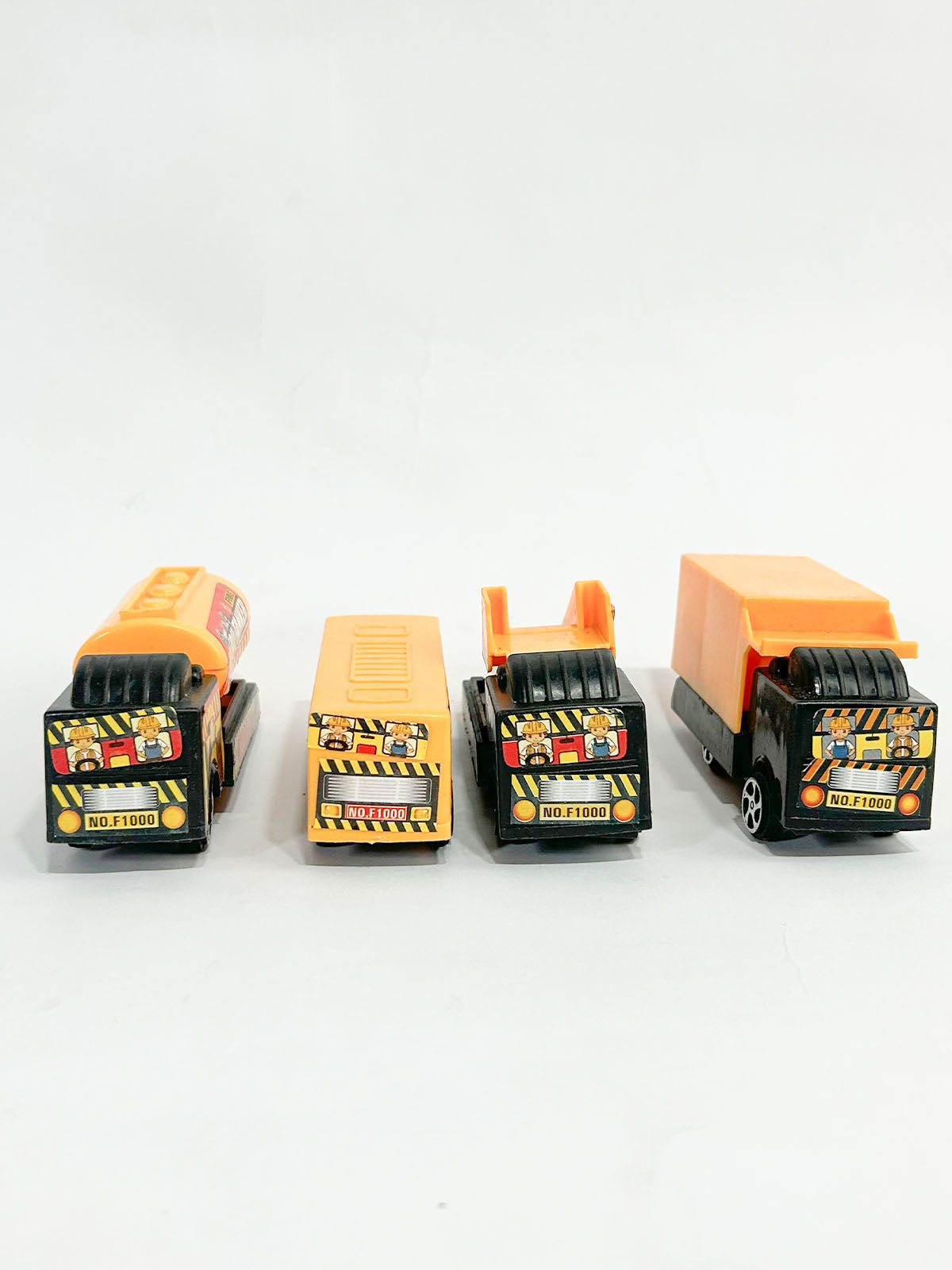 4 Pcs Urban Construction Cars For Kids