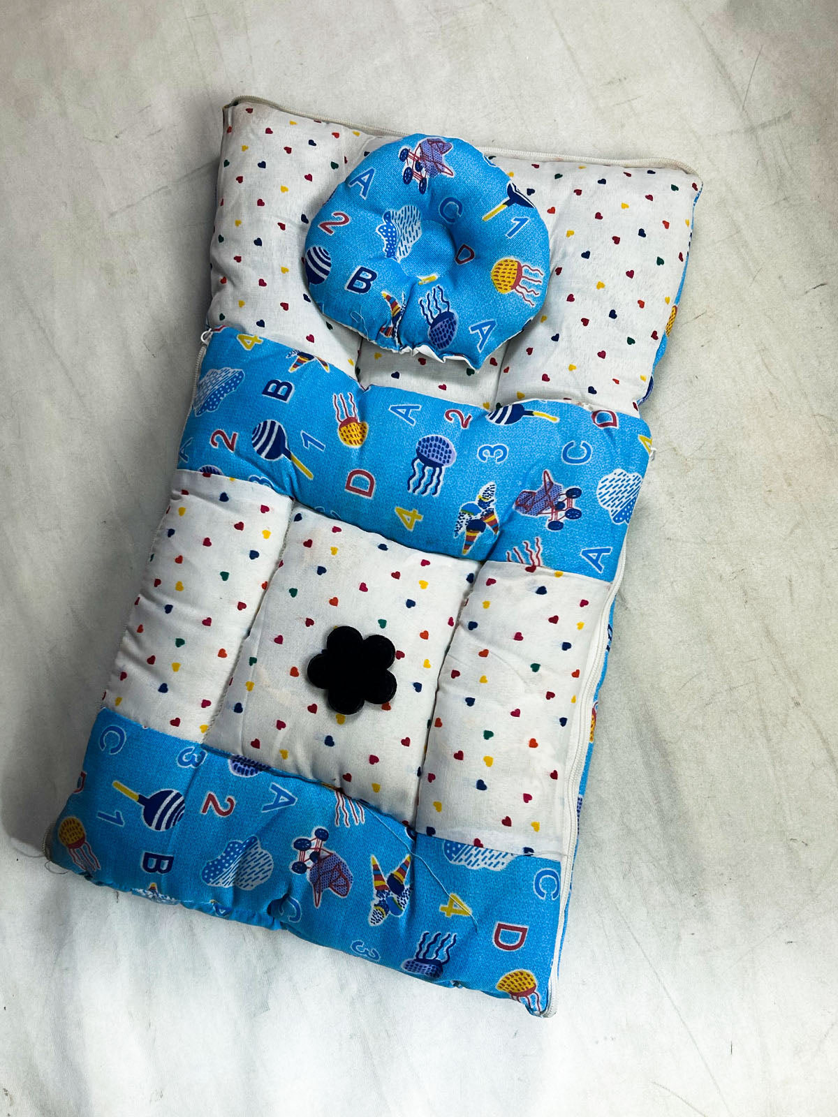 0Mth - 3Mth Sky Blue 2Pcs Gift Set for Newborn NBGS401