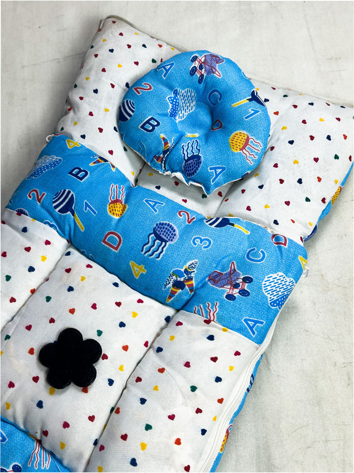 0Mth - 3Mth Sky Blue 2Pcs Gift Set for Newborn NBGS401