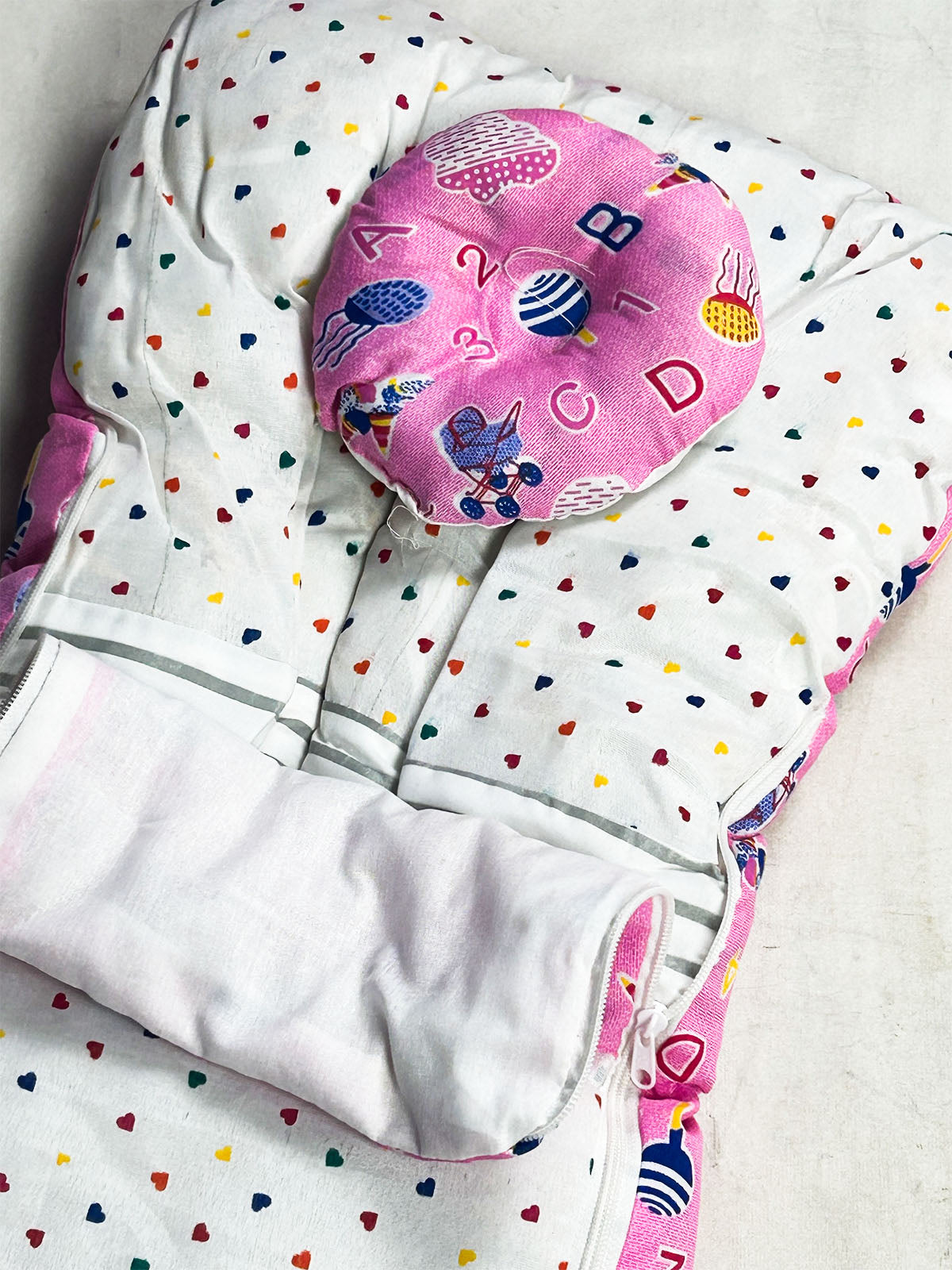 0Mth - 3Mth Pink 2Pcs Gift Set for Newborn NBGS398