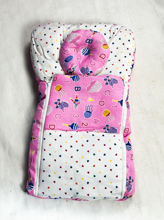 0Mth - 3Mth Pink 2Pcs Gift Set for Newborn NBGS398
