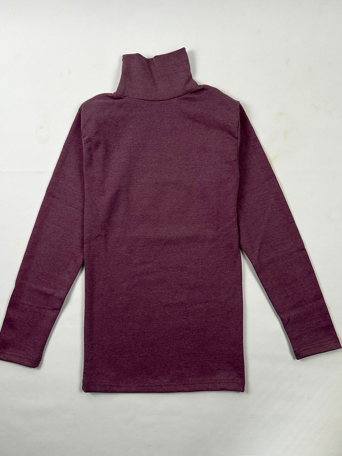 Men's Maroon Plain High Neck MH07