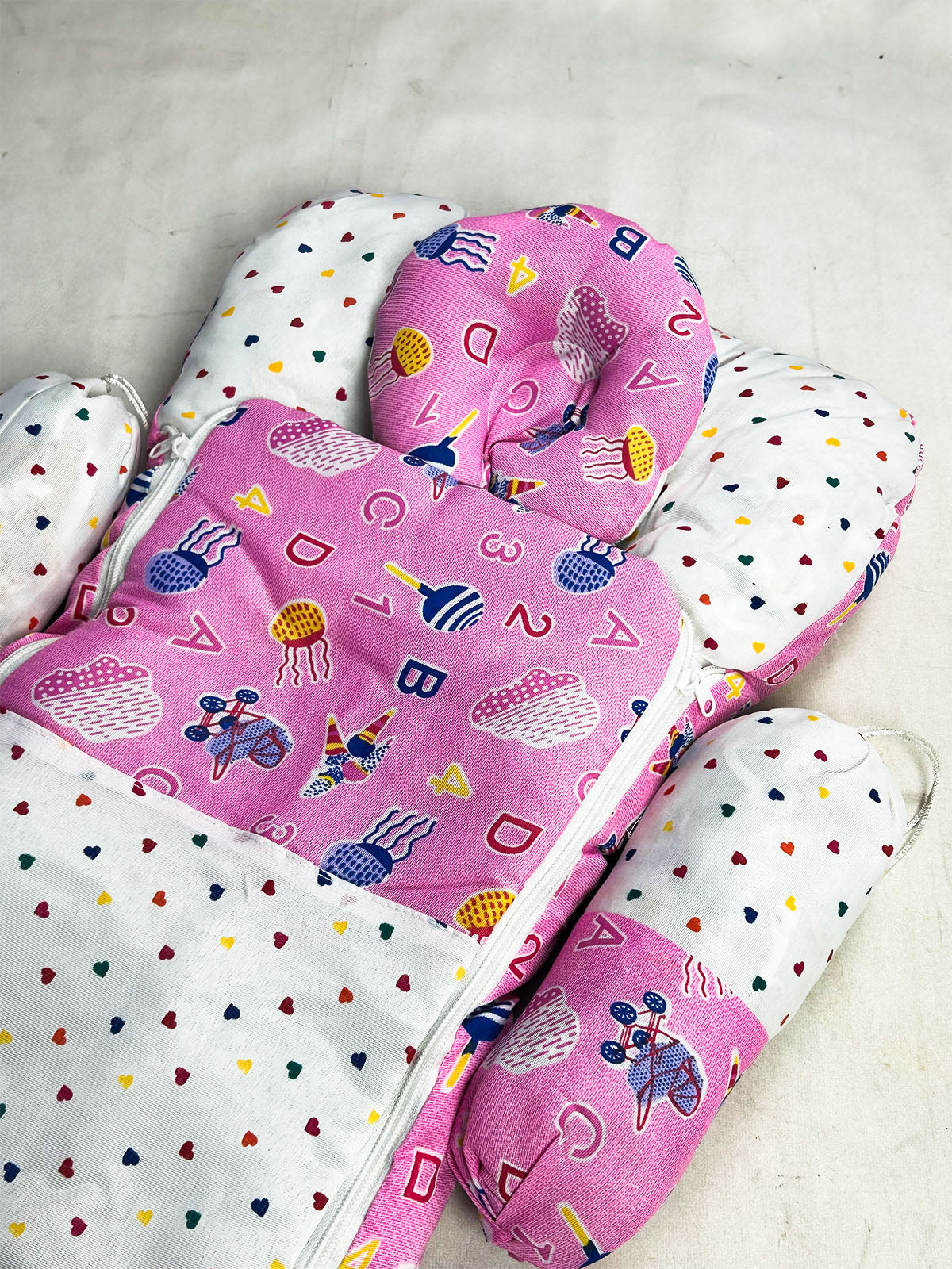 0Mth - 3Mth Pink 4Pcs Gift Set for Newborn NBGS394