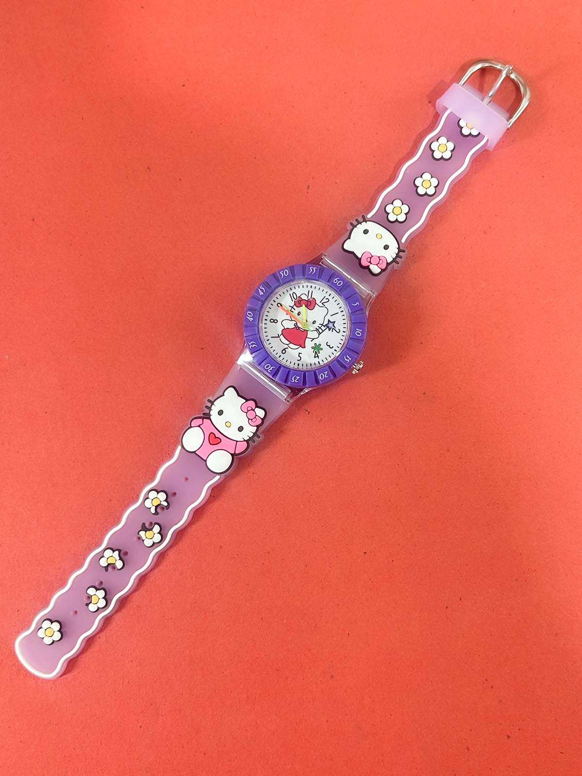 Purple Wrist Watch For Girls Multidesign KWW144