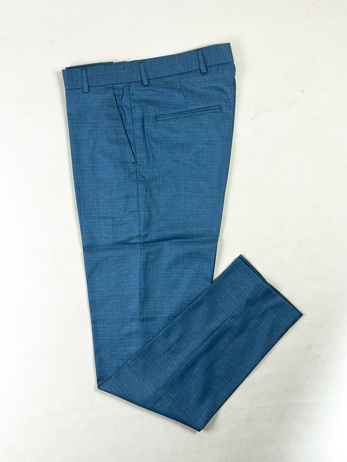 Steel Blue Formal Dress Pant For Men MFP102