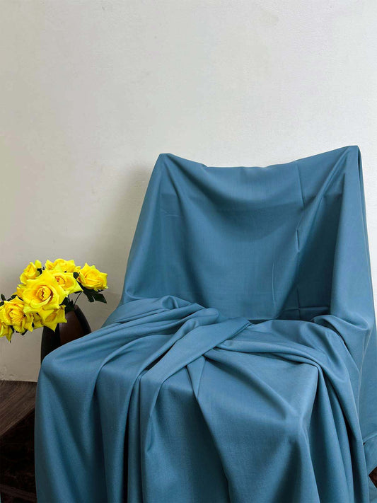 Teal Unstitched Kameez Shalwar For Men MUF102