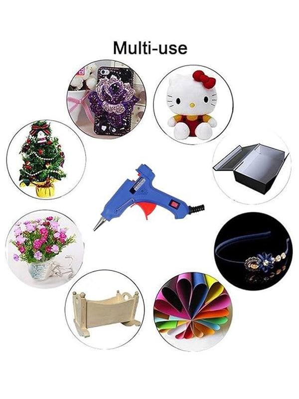 20W Mini Hot Melt Glue Gun Multicolor