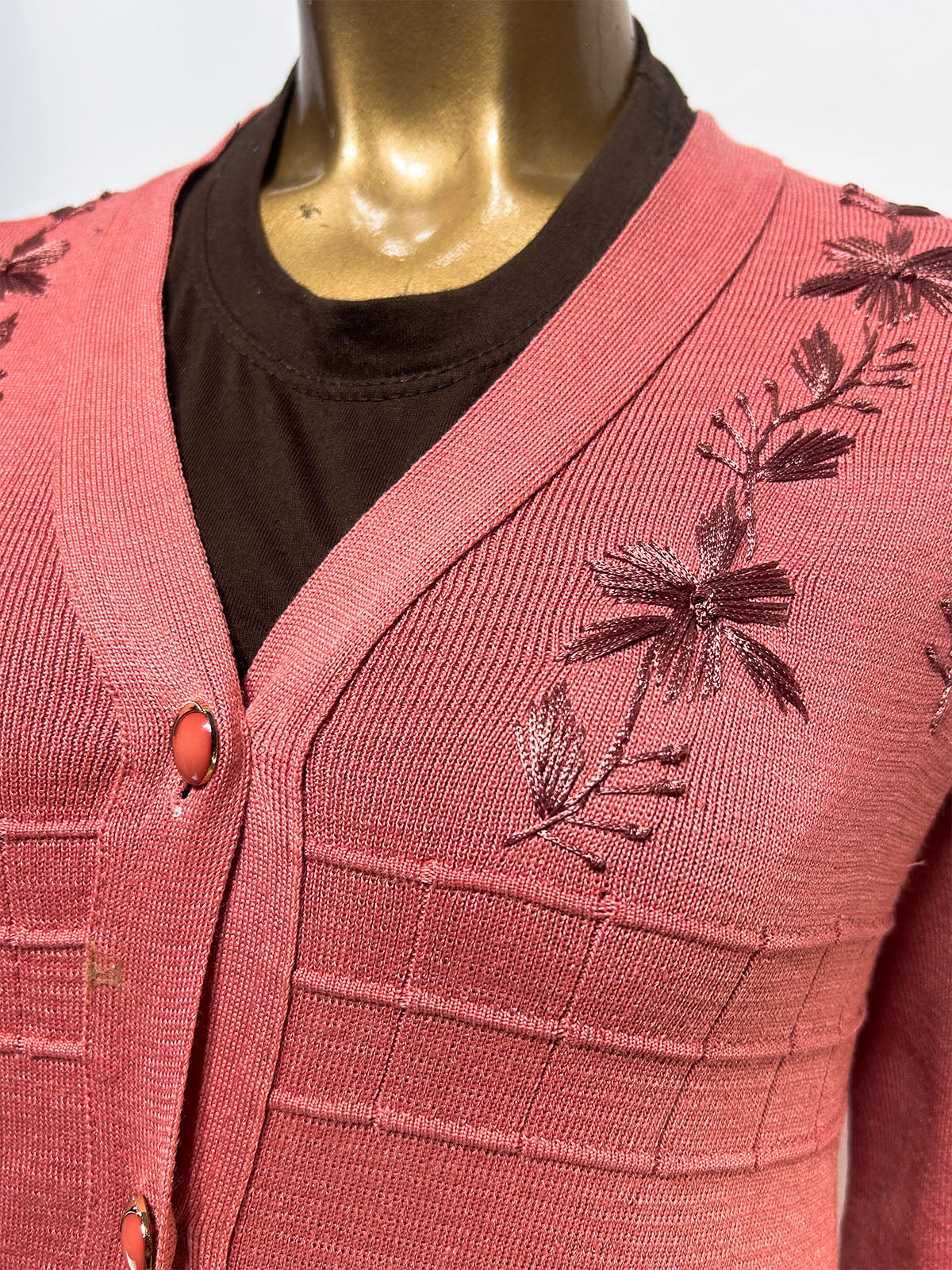 Pink Full Sleeves Sweater For Women WSW105