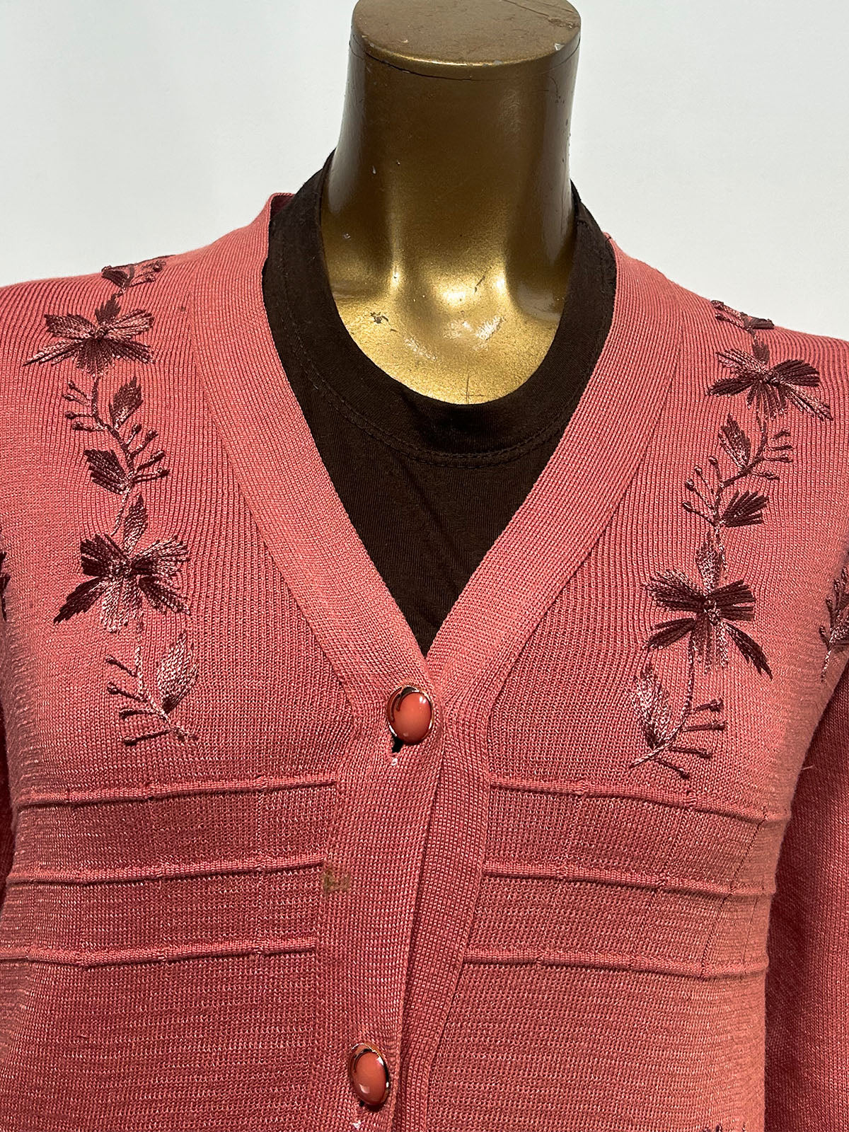 Pink Full Sleeves Sweater For Women WSW105