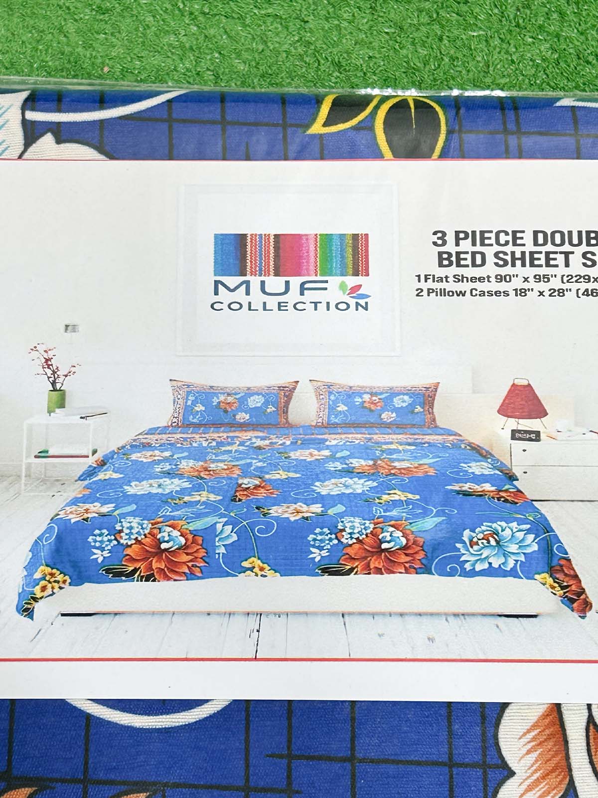 3Pc Double Bed Sheet BS108