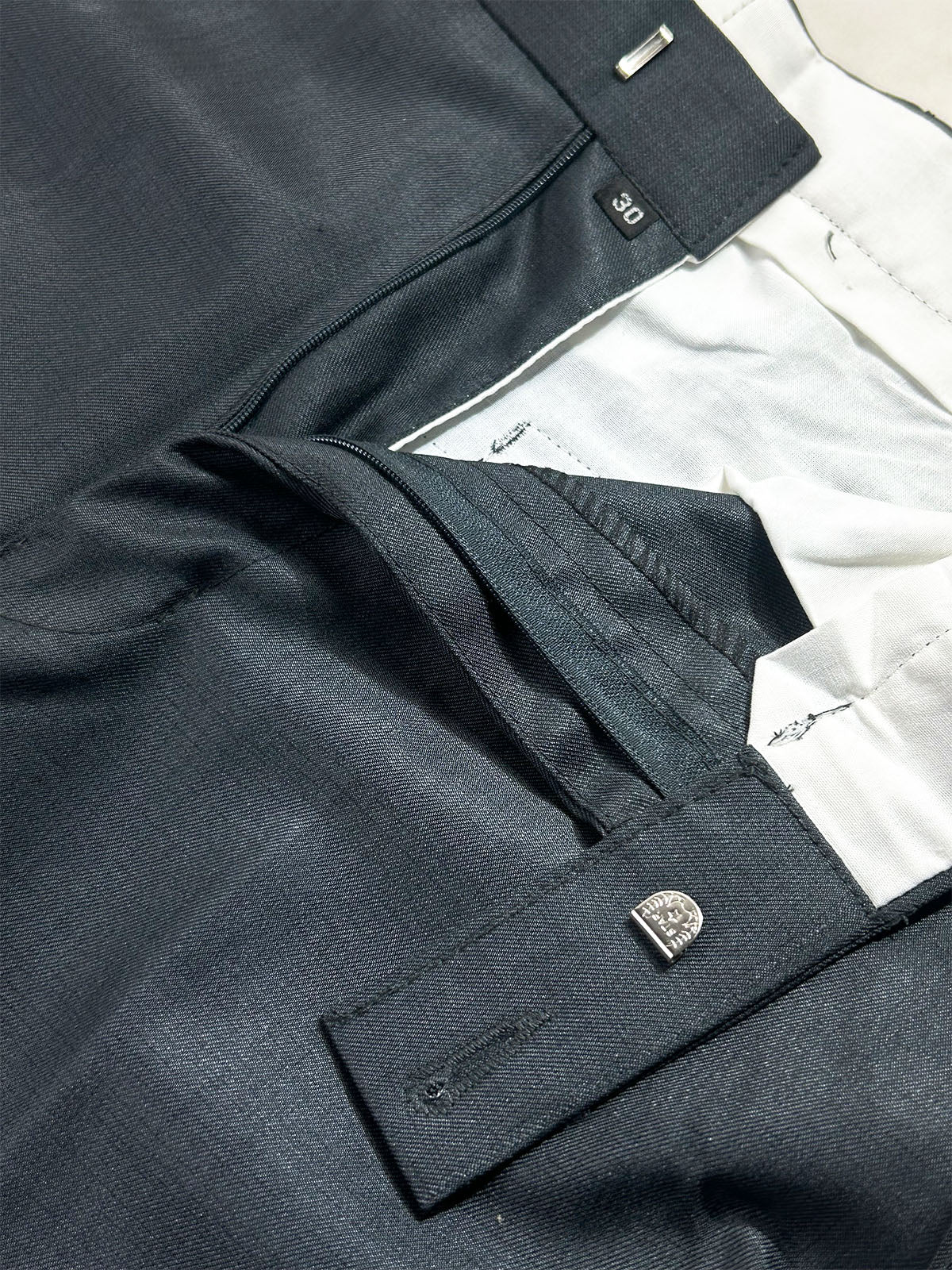 Charcoal Grey Formal Dress Pant For Men MFP108