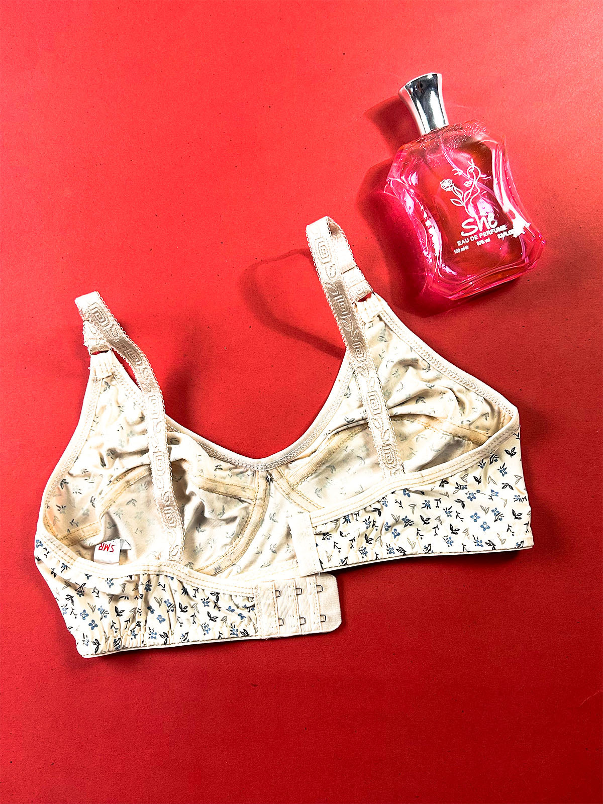 Pack of 2 Premium Comfort Floral Printed Jersey Bras for Girls and Women Multicolor & Multidesign LB108