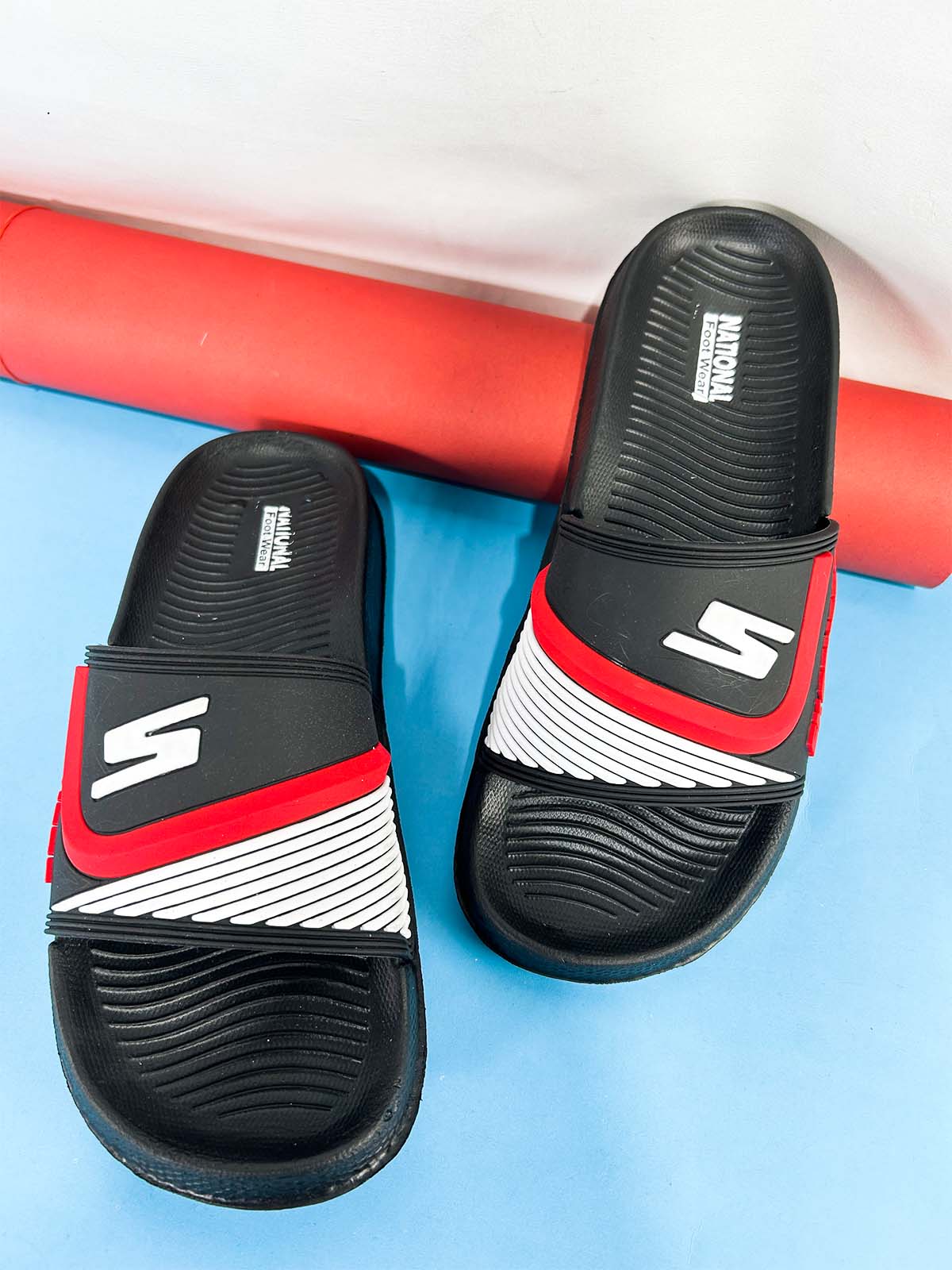 Black Comfortable Slipper for Men MC108