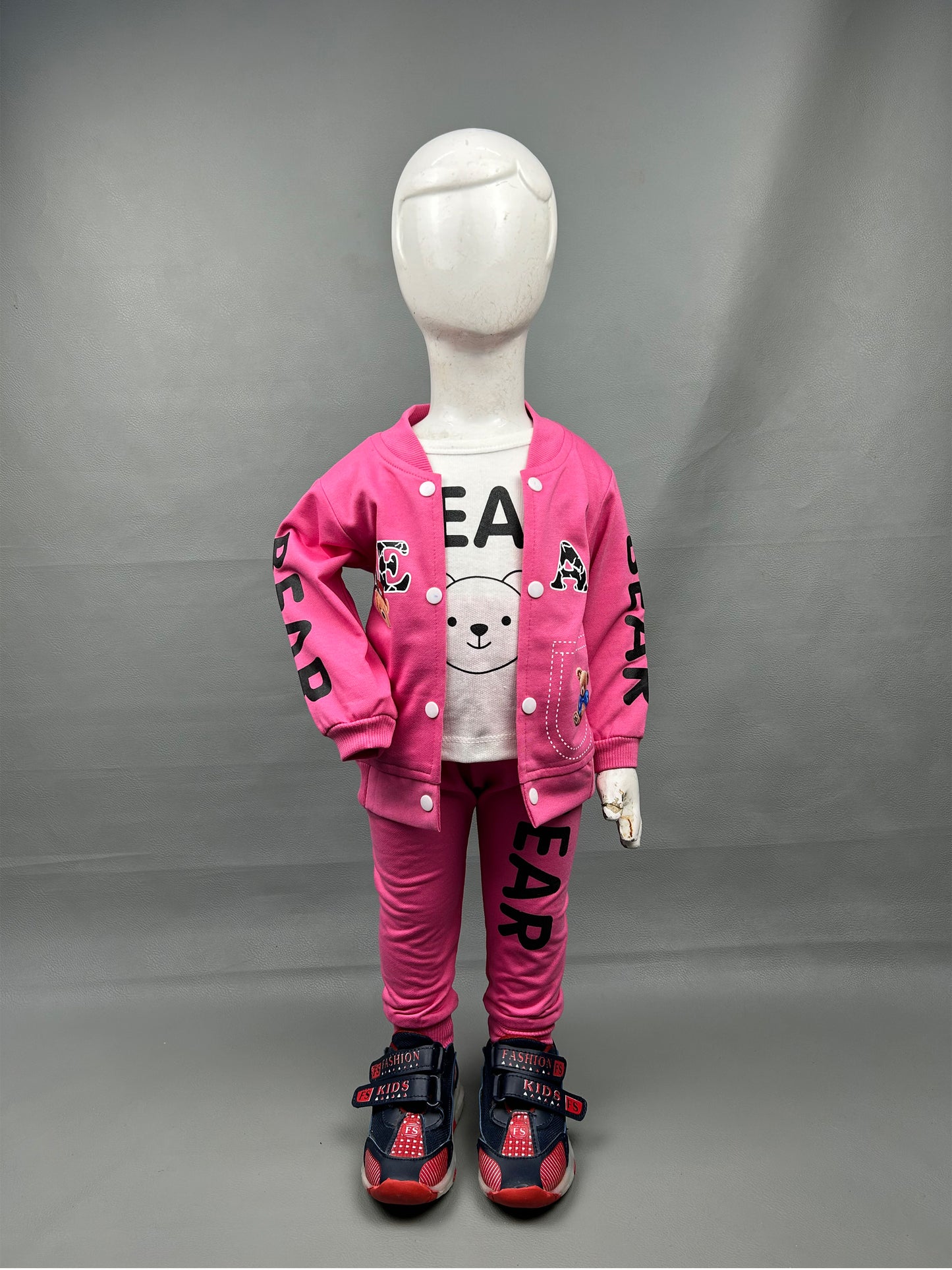 2Yr - 5Yrs Bear Pink Suit For Kids TG BS211