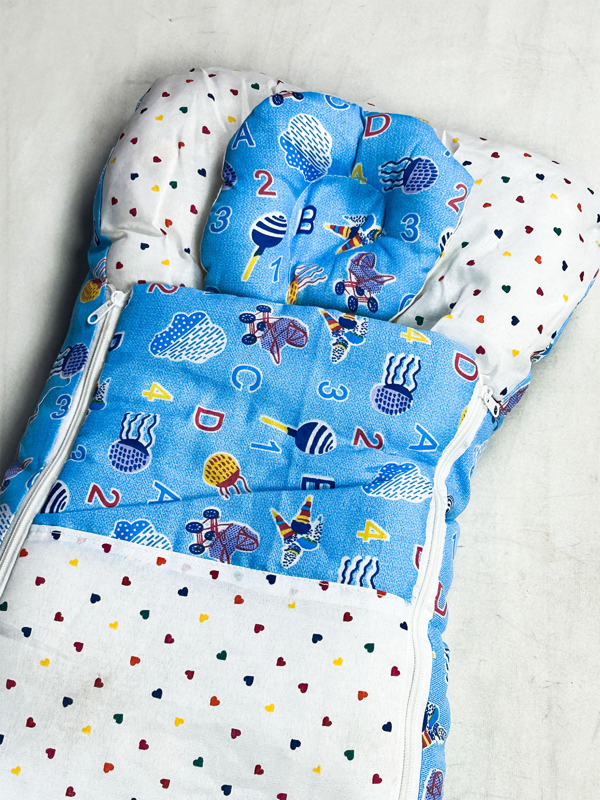 0Mth - 3Mth Sky Blue 2Pcs Gift Set for Newborn NBGS399