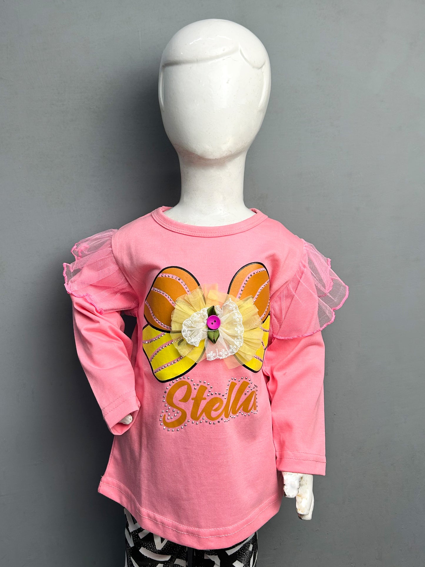 2.5Yrs - 8Yrs Stella Pink T-Shirt For Girls SK GTS17