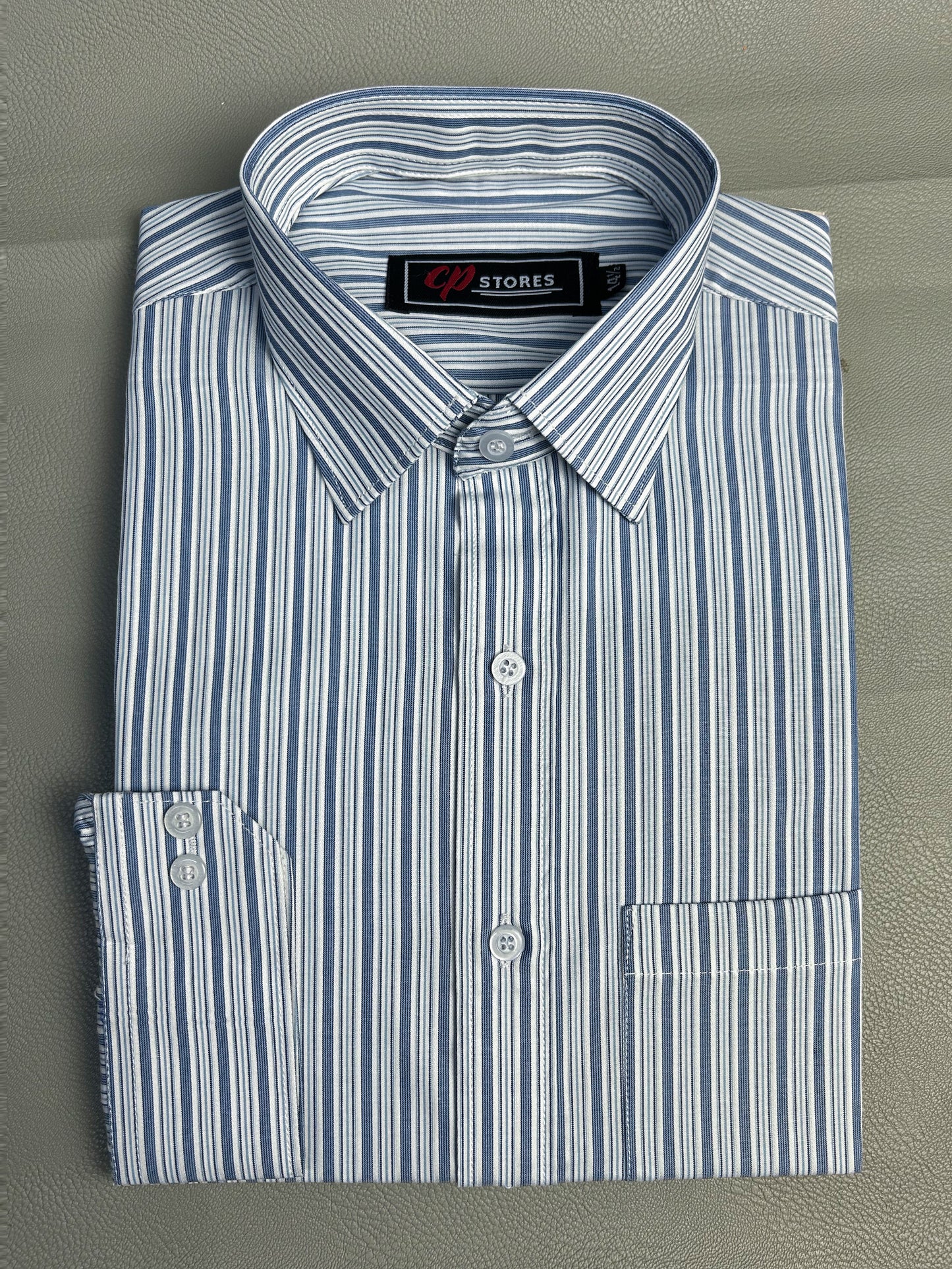 Blue Lines Formal Dress Shirt For Men MFS126